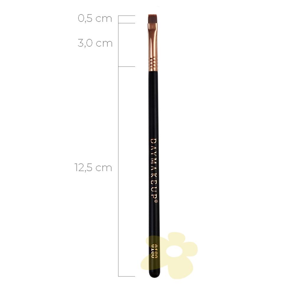 O116 - Pincel Corte Reto de Precisão Pequeno - Daymakeup