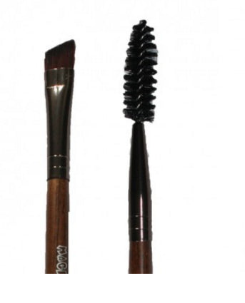 M136 Pincel Duplo Escova e Chanfrado - Linha Madeira - Macrilan