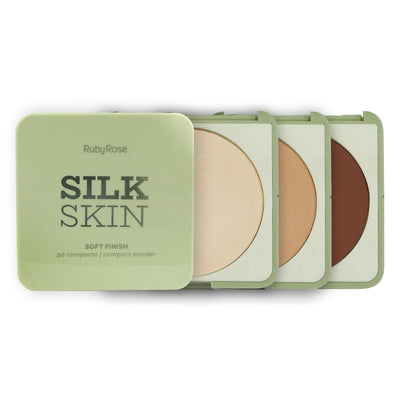 Pó Compacto Silk Skin - Ruby Rose