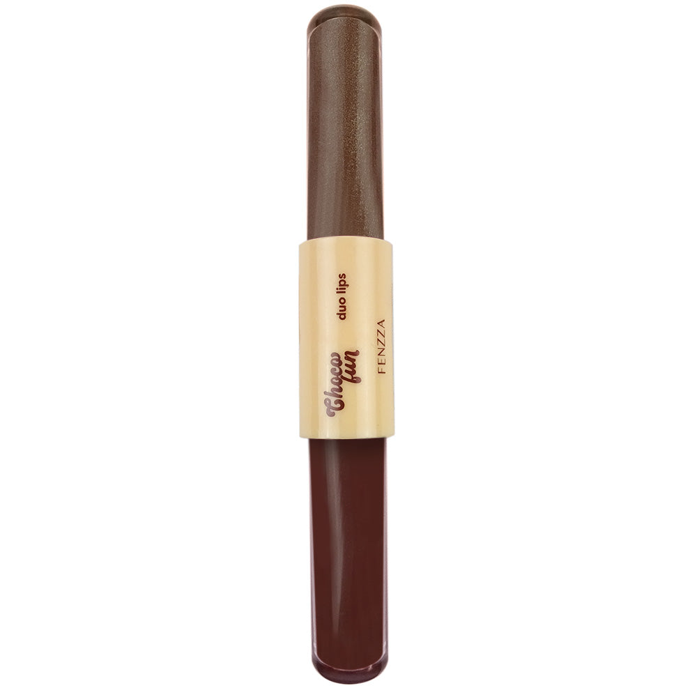 Duo Lips Batom e Gloss - Choco Fun - Fenzza