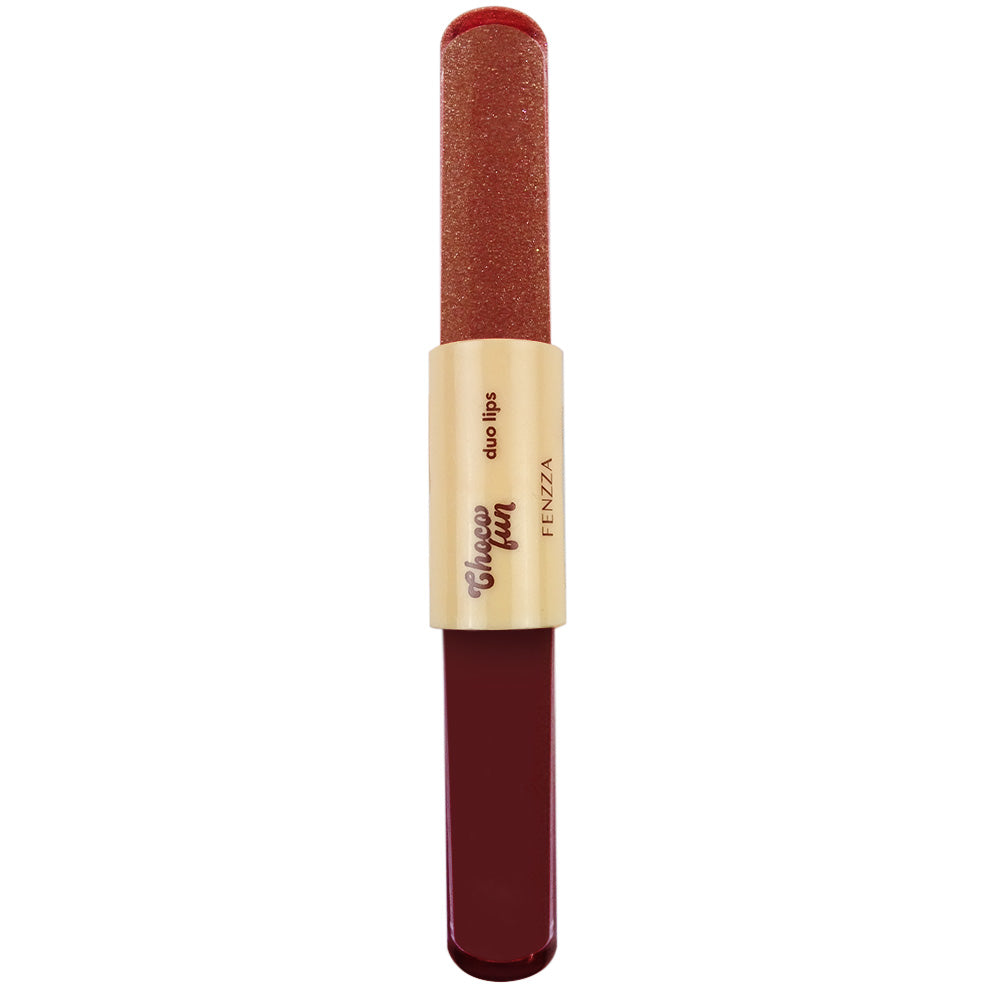 Duo Lips Batom e Gloss - Choco Fun - Fenzza