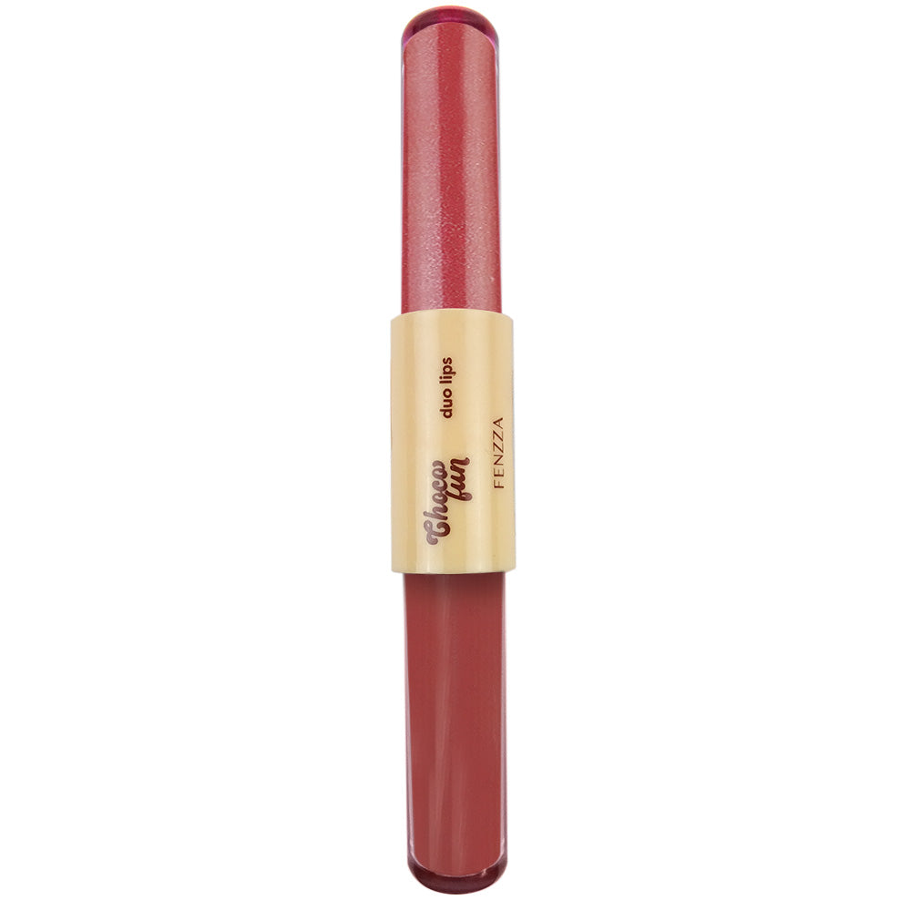 Duo Lips Batom e Gloss - Choco Fun - Fenzza