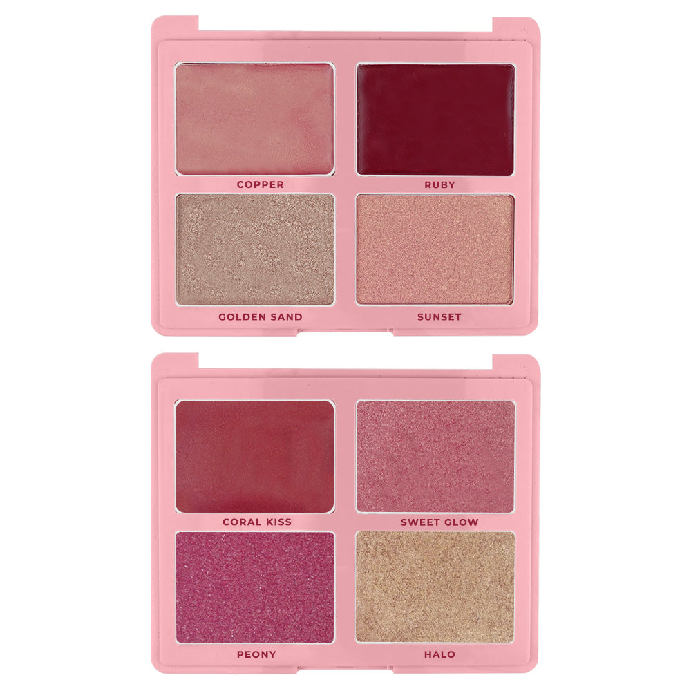 Paleta de Blush e Iluminador Blush e Shine - Ruby Rose