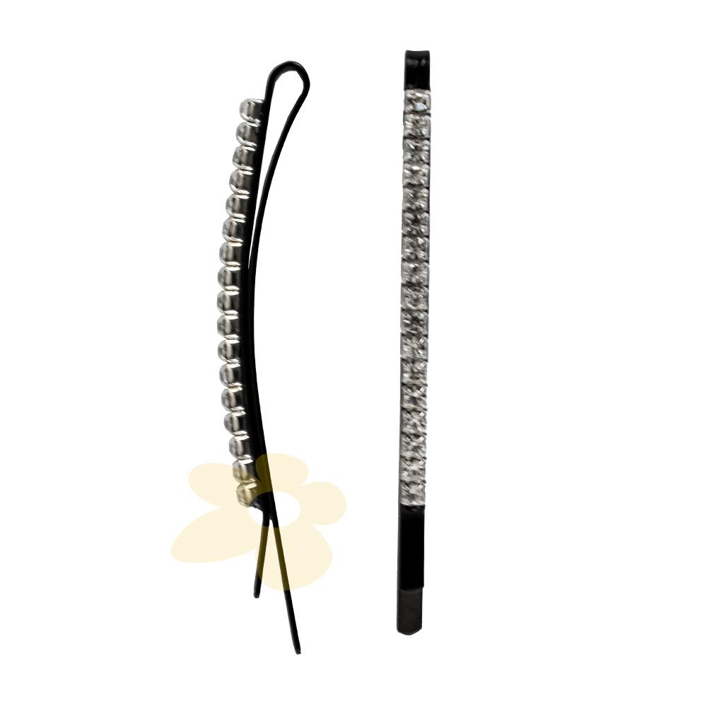 Grampo para Cabelo com Strass - Importado