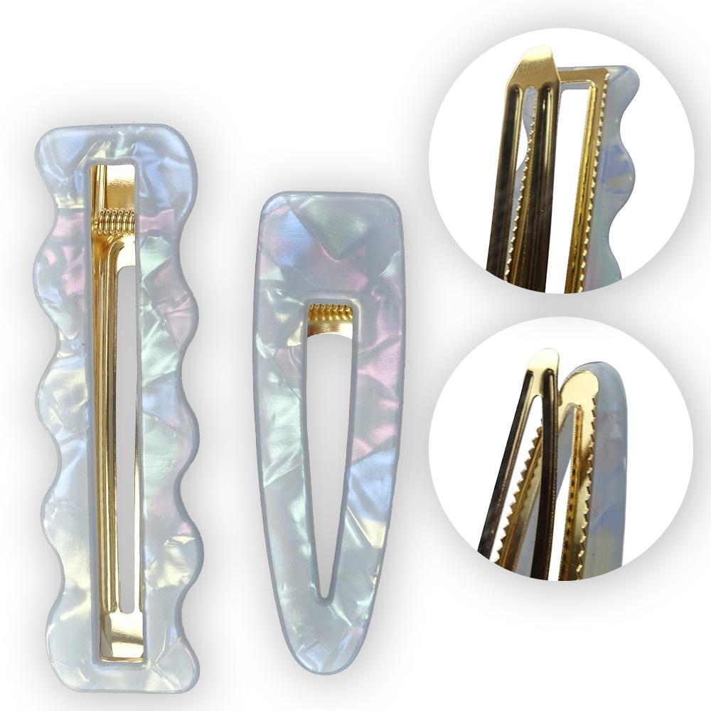 Kit de 2 Presilhas em Acetato - Importado