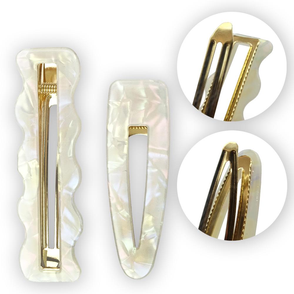Kit de 2 Presilhas em Acetato - Importado