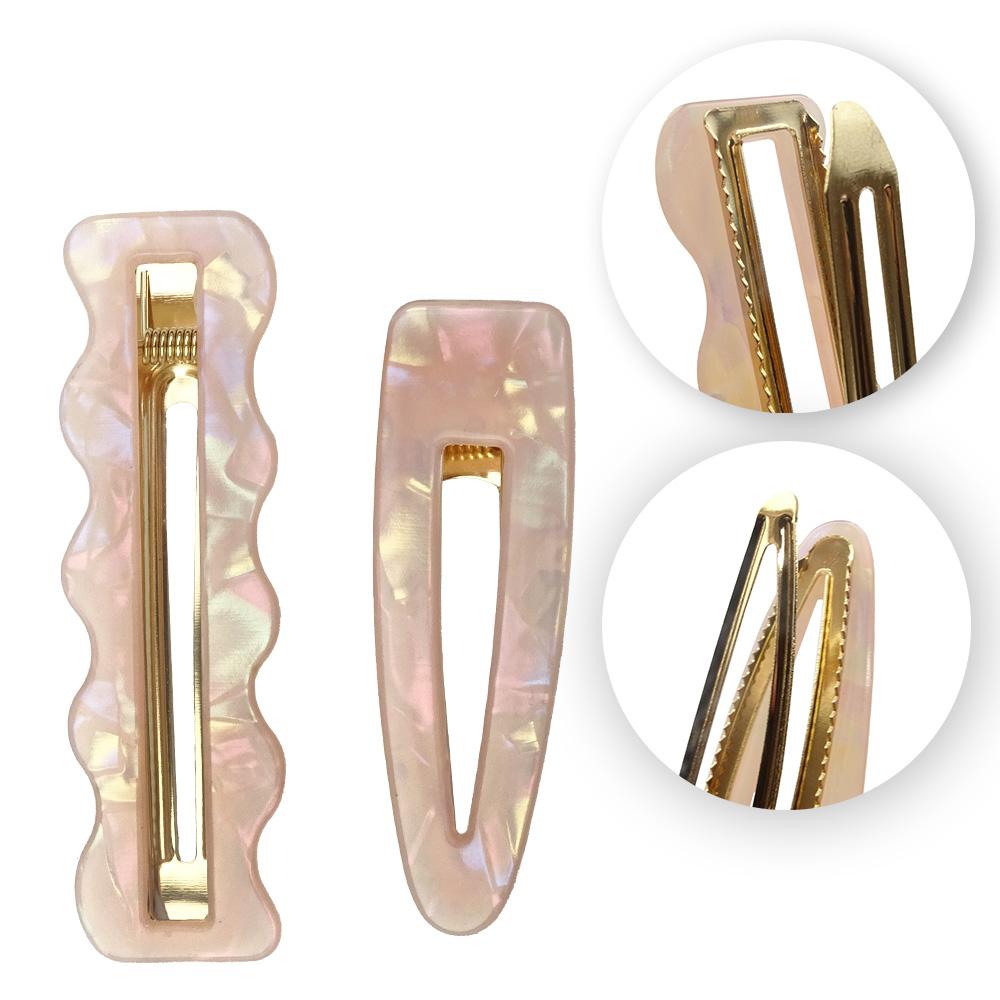 Kit de 2 Presilhas em Acetato - Importado