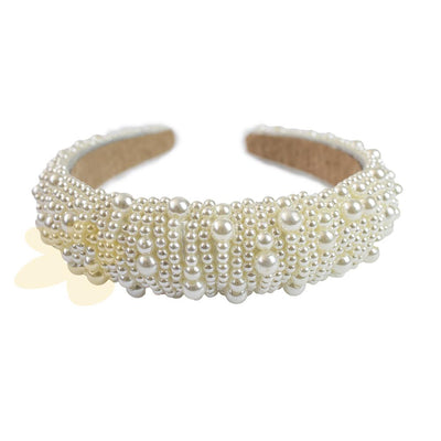 02 Tiara com Pérolas - Importado