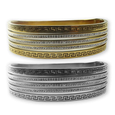 Bracelete com Strass e Detalhes - Importado