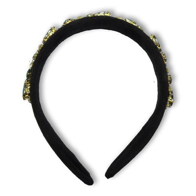 Tiara para Cabelos com Pedrarias Verdes - Importado