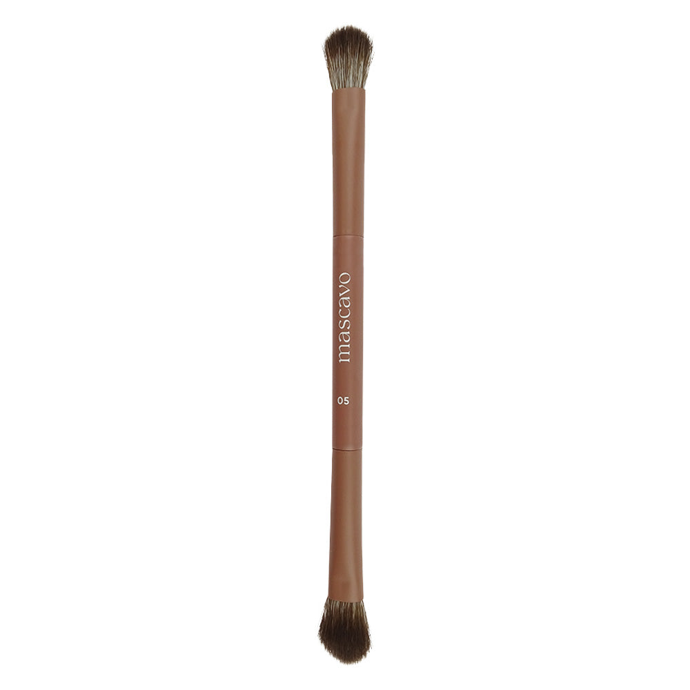 Pro Series 05 - Pincel Duplo para Sombra - Mascavo