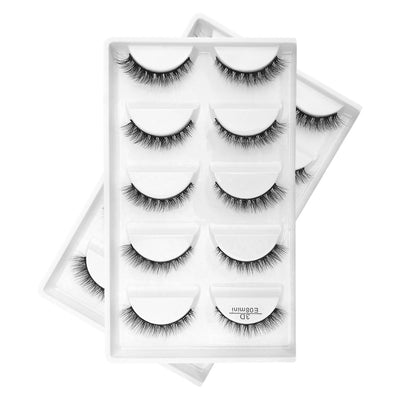 E08 MINI Cílios 5 pares - Importado