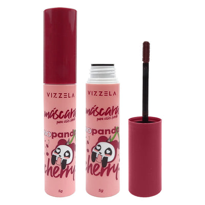 Máscara de Cílios Bordô - No Panda Cherry - Vizzela