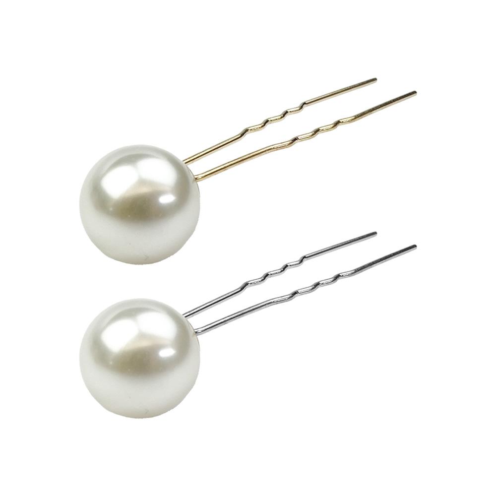 Grampo Espeto para Cabelo com Pérolas nº 05 - Importado