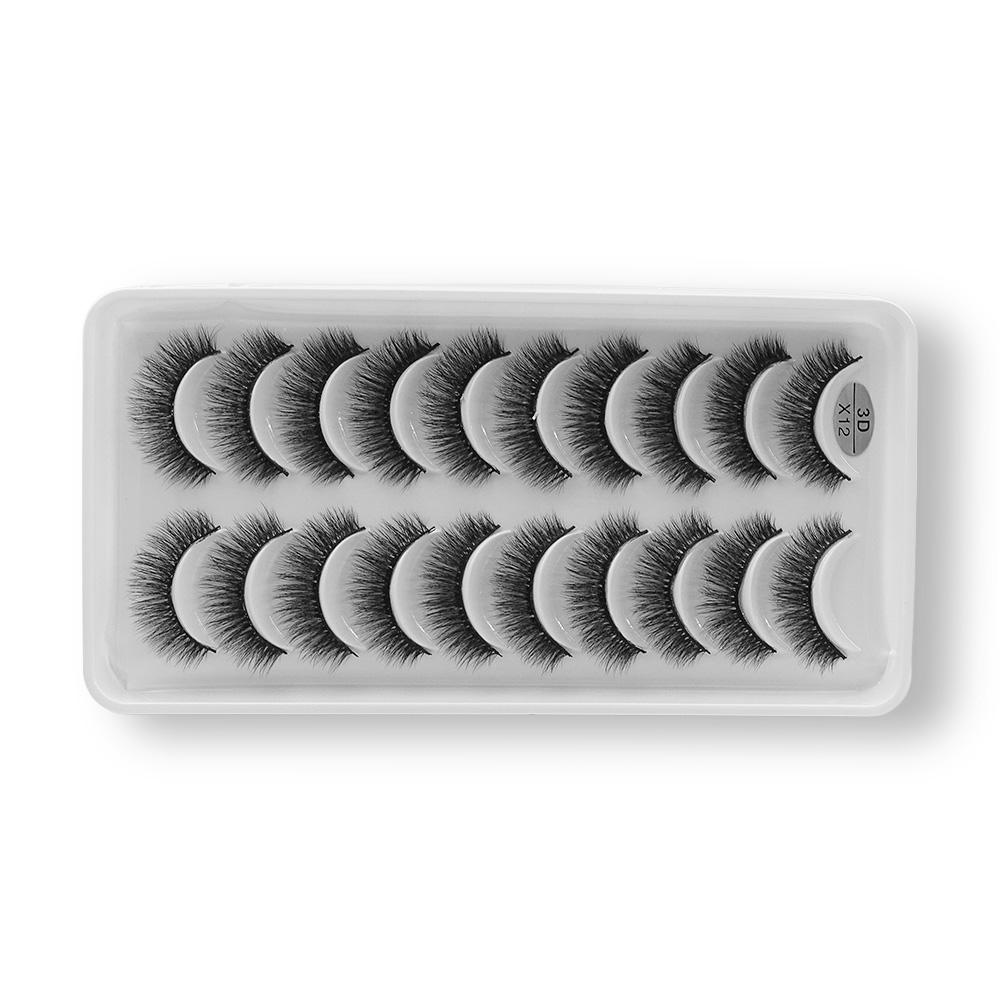 X12 Cartela de Cílios 3d 10 pares - Importado