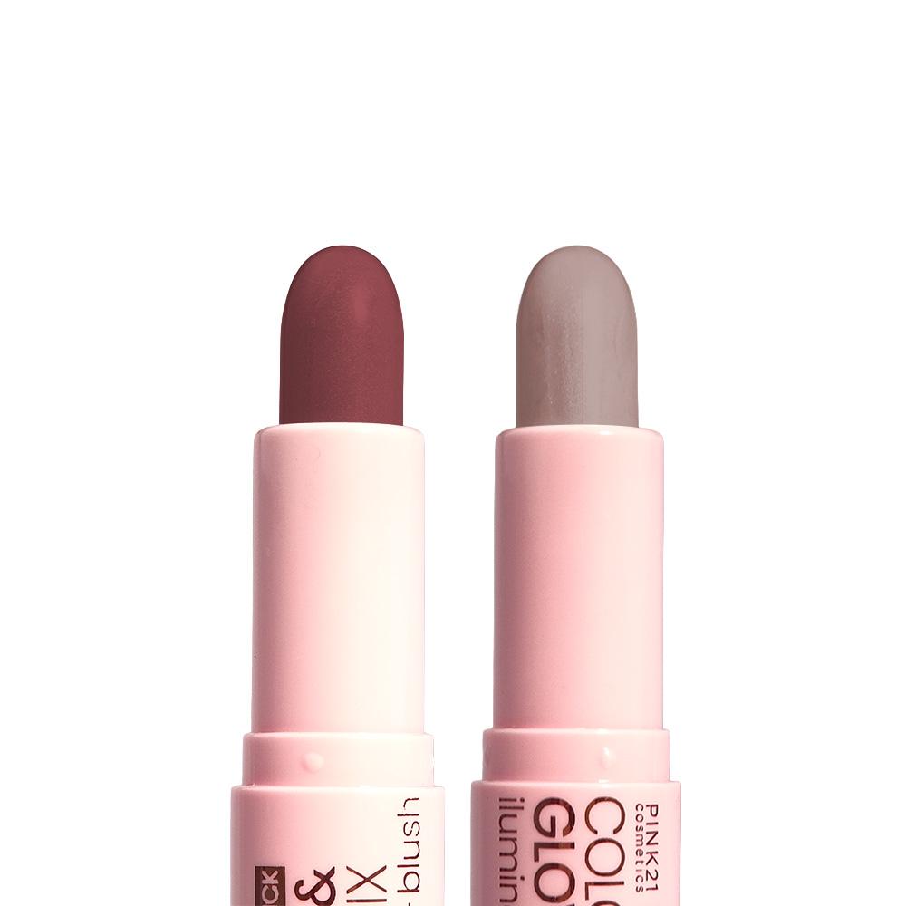 Iluminador + Blush - Colour & Glow Mix - Pink 21