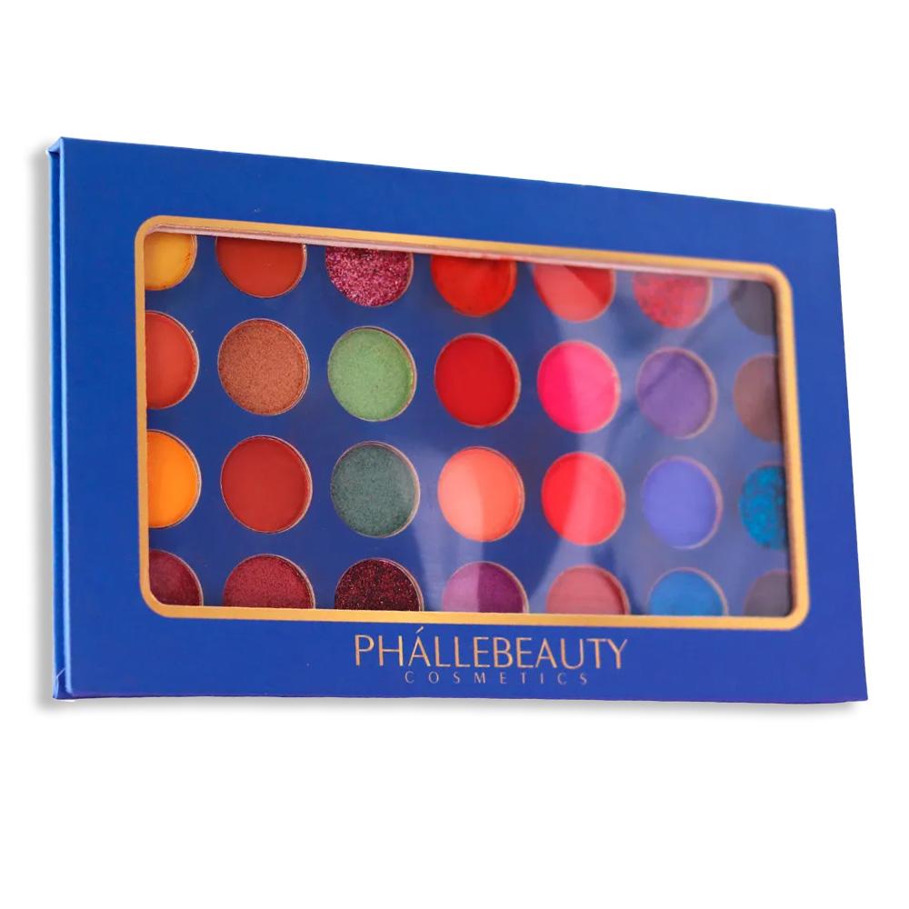 Paleta de Sombras Blue Gold - Phallebeauty