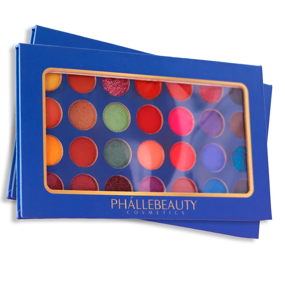 Paleta de Sombras Blue Gold - Phallebeauty