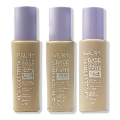 Base Soft Matte Alta Cobertura - Bauny