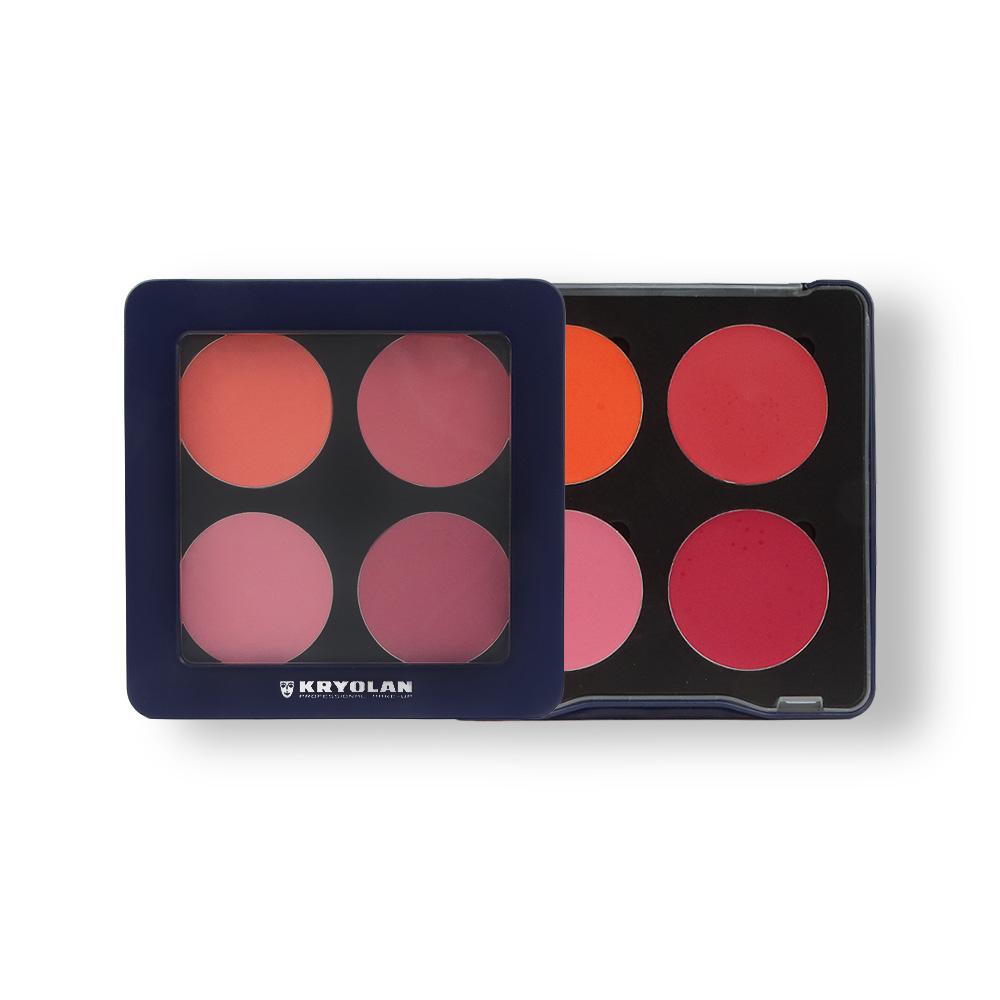 Paleta de Blush 4 Cores - Cream Blush Palette 1 - Kryolan