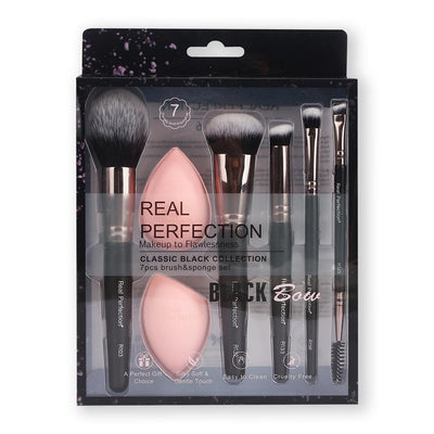 R2006 - Kit com 7 Pincéis e 2 Esponjas - Real Perfection