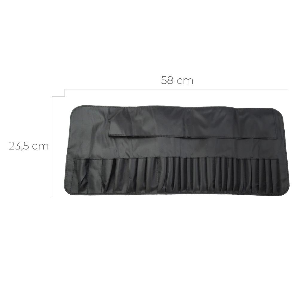 R002 - Kit com 24 Pincéis + Case - Real Perfection
