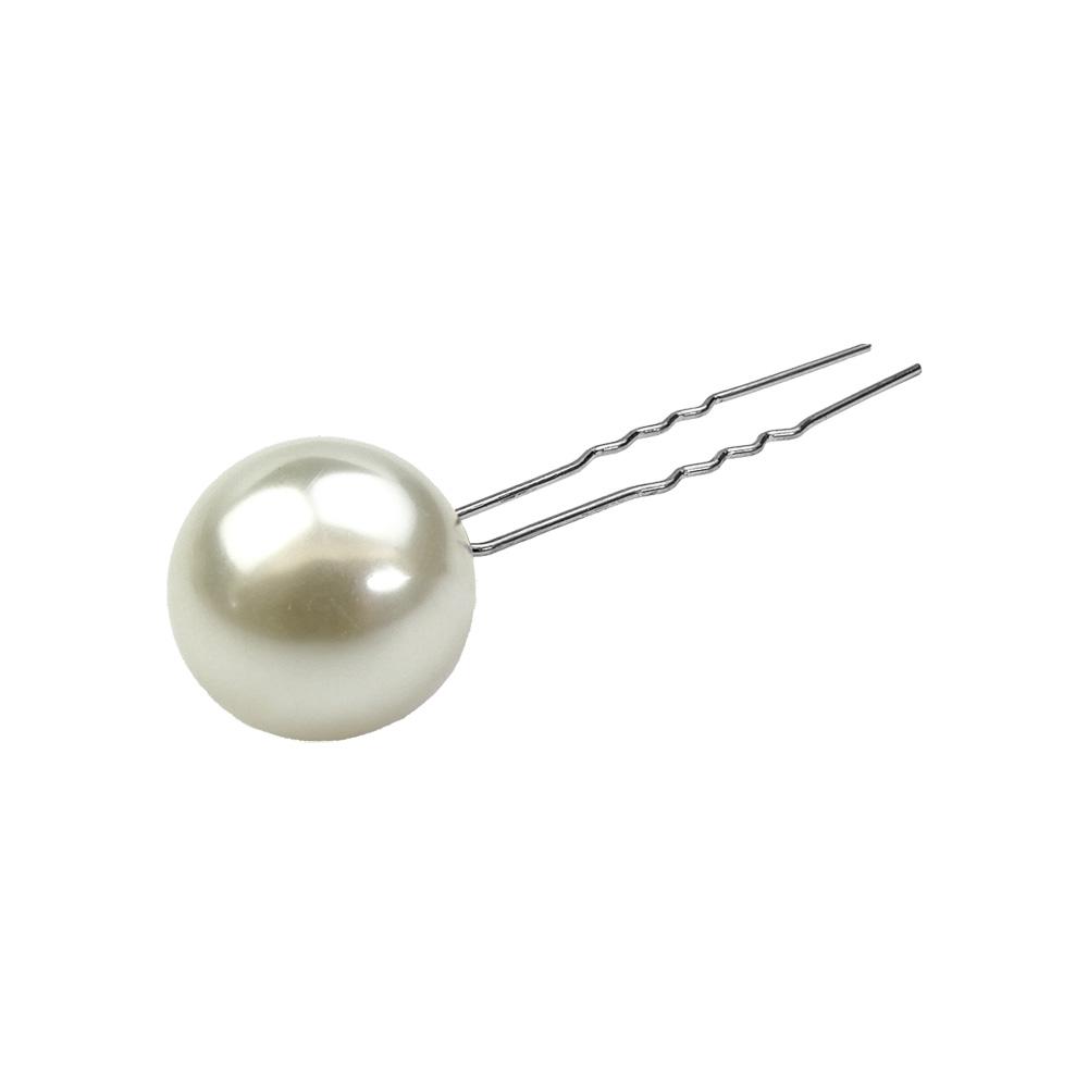 Grampo Espeto para Cabelo com Pérolas nº 06 - Importado