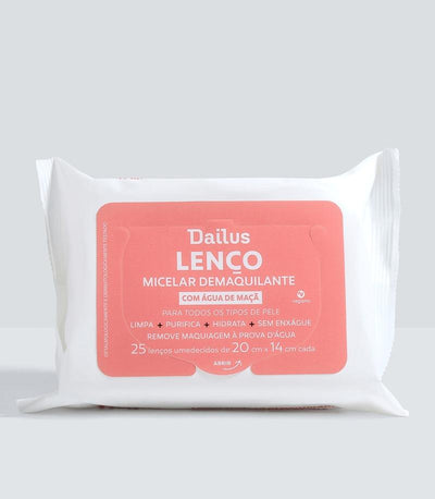 Lenços Micelar Demaquilante - Dailus