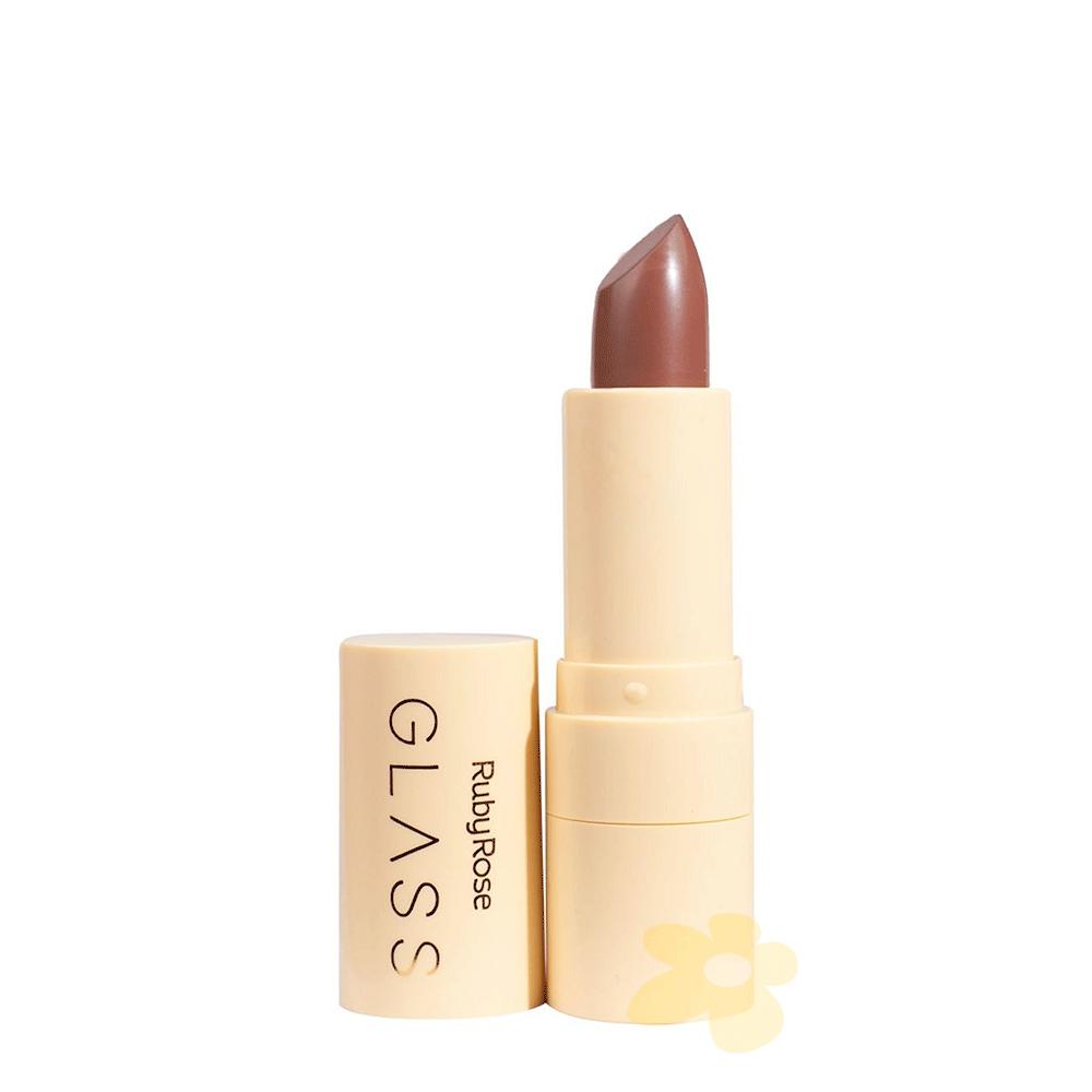Batom em Bala Velvety - Linha Glass - Ruby Rose