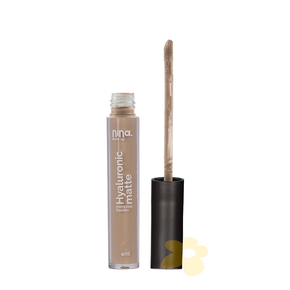 Corretivo Líquido - Hyaluronic Matte - Nina Makeup