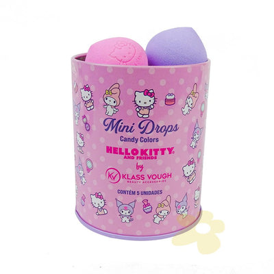 Kit de Esponjas Mini Gota 5 Unidades - Hello Kitty - Klass Vough