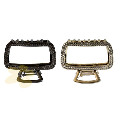 Piranha M em metal cravejada em strass | Importado