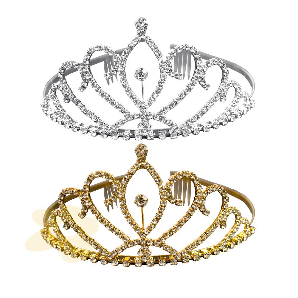 Coroa para cabelos com strass | Importado