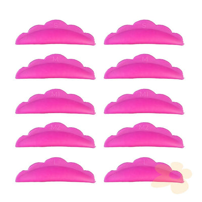 Kit com 5 Pares de Molde para Lash Lifting - Miss Frandy