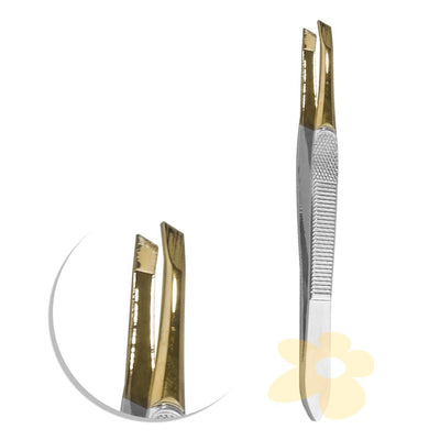 0441 Pinça de Metal para Sobrancelhas - Miss Frandy