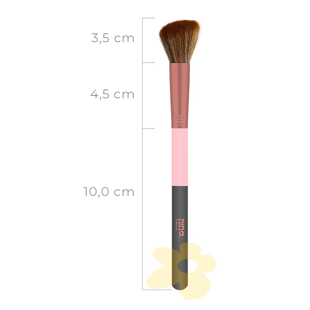 Pincel Chanfrado para Blush - Nina Makeup