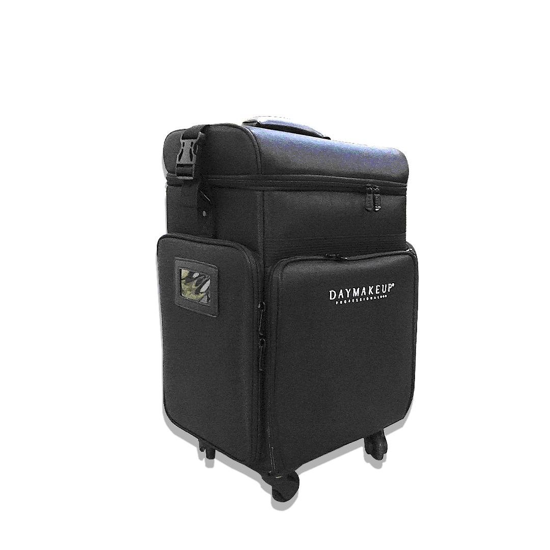 Maleta Makeup Nylon Case 4 Wells - Daymakeup