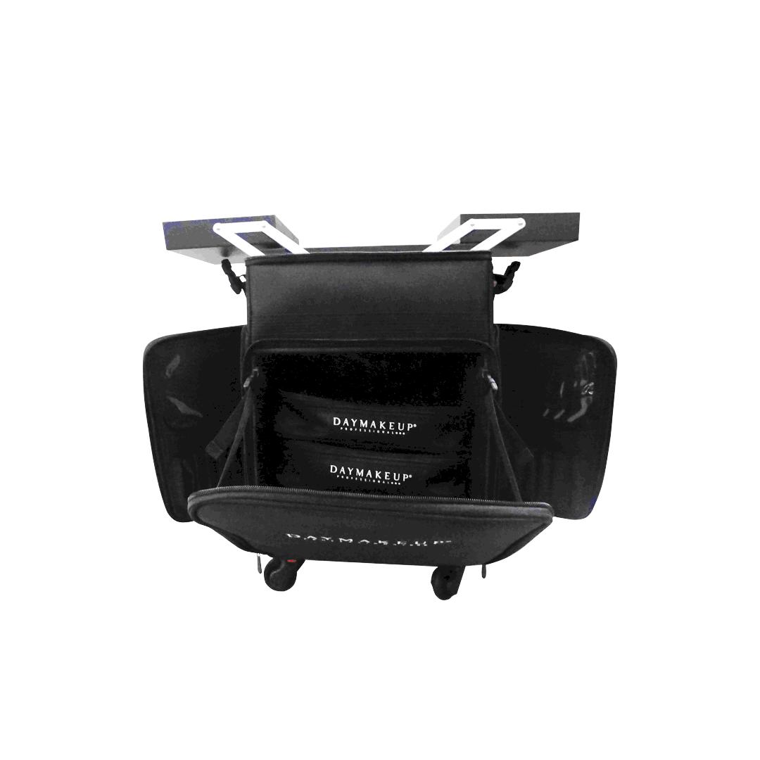 Maleta Makeup Nylon Case 4 Wells - Daymakeup