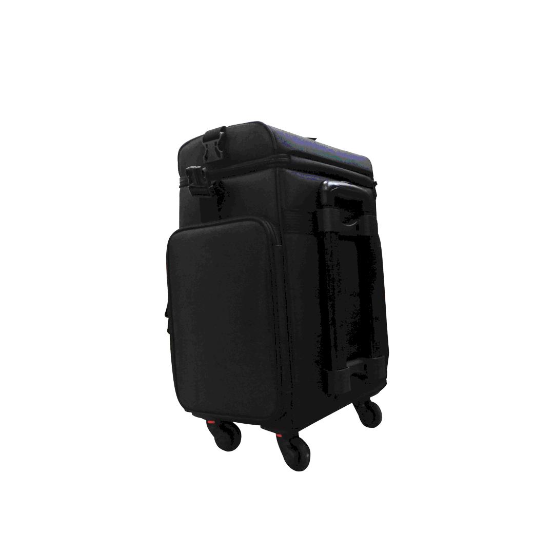 Maleta Makeup Nylon Case 4 Wells - Daymakeup