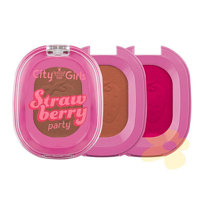 Blush Compacto - Strawberry Party - City Girls