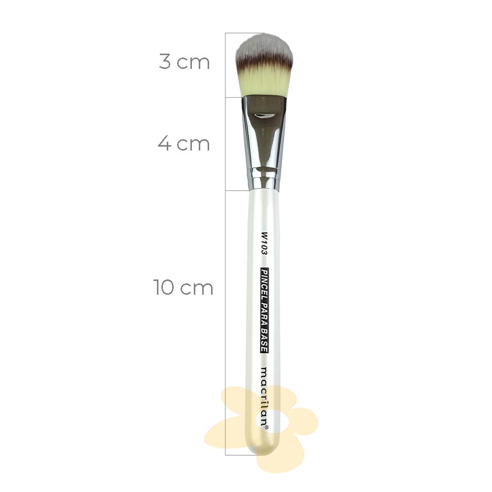 W103 Pincel para Base - Linha W - Macrilan