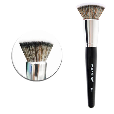 A03 Pincel Kabuki Reto - Linha Max - Macrilan
