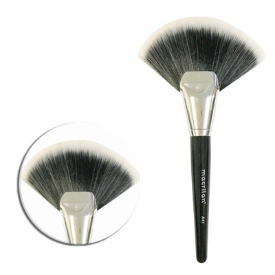 A41 Pincel Duo Fiber Leque - Linha Max - Macrilan