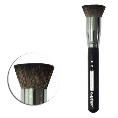 B115 - Pincel Profissional Kabuki Reto - Linha B - Macrilan