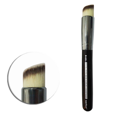 B121 Pincel Profissional para Base Kabuki Chanfrado - Linha B - Macrilan