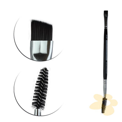 B136 - Pincel Duplo Escova e Chanfrado - Linha B - Macrilan