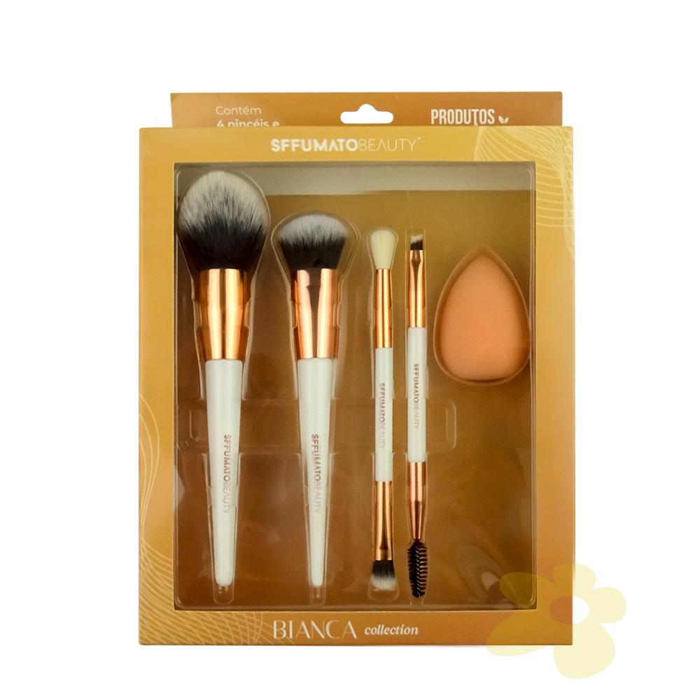 Kit de Pincéis Bianca | Sffumato Beauty
