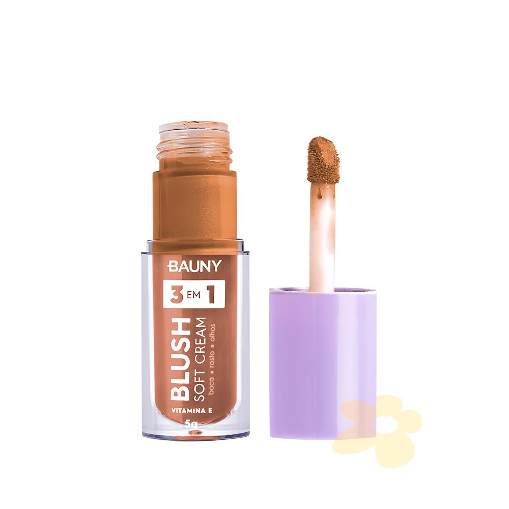 Blush Líquido Soft Cream 3x1 - Bauny