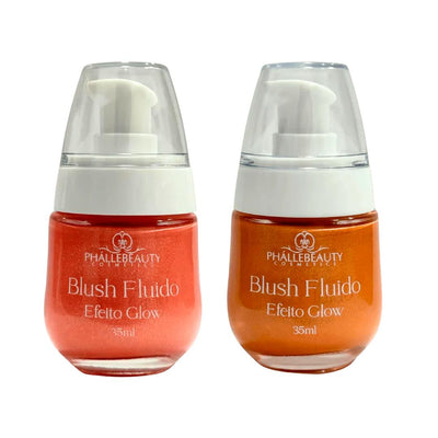 Blush Fluido Efeito Glow - Creamy Beauty - Phallebeauty