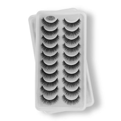 X12 Cartela de Cílios 3d 10 pares - Importado